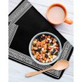 thumbnail image 3 of Black Geometric Kitchen Dish Towels for Drying Dishes Set of 2, Country Farm Traditional Chinese Tile Waffle Weave Microfiber Hand Tea Bathroom Towels Quick Dry & Absorbent Towel 12x12, 3 of 7