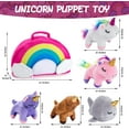 thumbnail image 2 of PASSIONFRUIT Stuffed Unicorn Plushie Rainbow Toys Cute Stuffed Animals, 5-Pc Set, 2 of 7