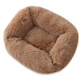 thumbnail image 2 of Square Plush Dog Cat Thickened Warm Soft Pet Tent Cave Nest Bed Mat Pad Kennel, 2 of 10