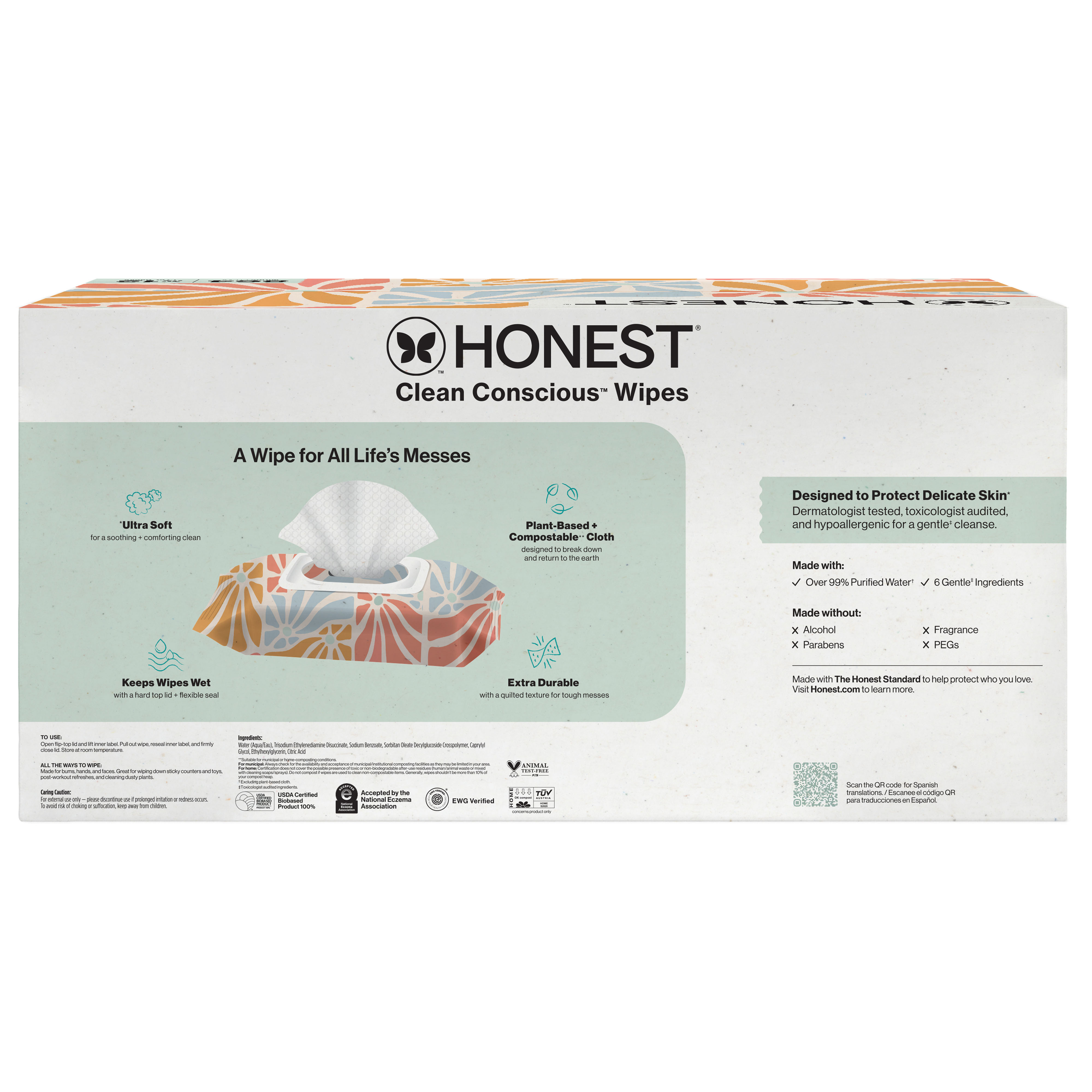 Honest Company Clean Conscious Wipes, Sunburst, 864 Count photo 3