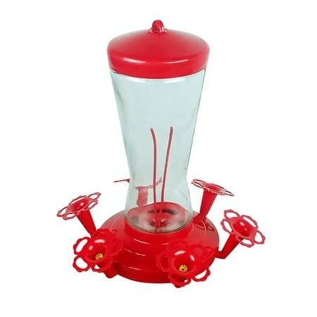 blue bunting 28 oz glass hummingbird feeder walmart com blue bunting 28 oz glass hummingbird feeder walmart com