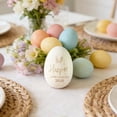 thumbnail image 3 of SMKE Wooden Easter Eggs,Easter Basket Stuffers,Fake Wooden Eggs,Farmhouse Easter Decor,2026 Musical Wooden Easter Egg A,Personalized Engraved Keepsake,Melodic Ornament for Table Decor, 3 of 7