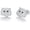 Persian cat, variant on S925 Sterling Silver Cat Stud 11 Bareeds of Cats Earring for Women