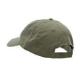 thumbnail image 3 of Angry Ice Cream Embroidered Low Profile Dyed Cotton Twill Cap - Olive OSFM, 3 of 5