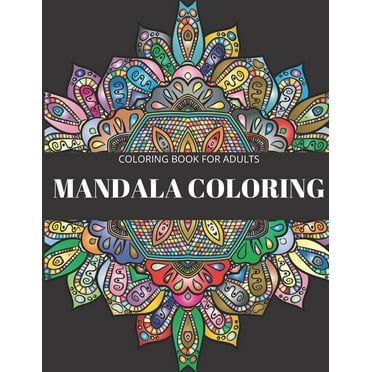 Mandala Coloring Books: Mandala Cat Dreams : The Big Cat Mandala