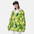 thumbnail image 5 of Kll Kiwi And Avocado Print Men'S Women’s Upf 50+ Sun Protection Outdoor Hoodie Jacket Long Sleeve Fishing Hiking Performance Shirt- Small, 5 of 8