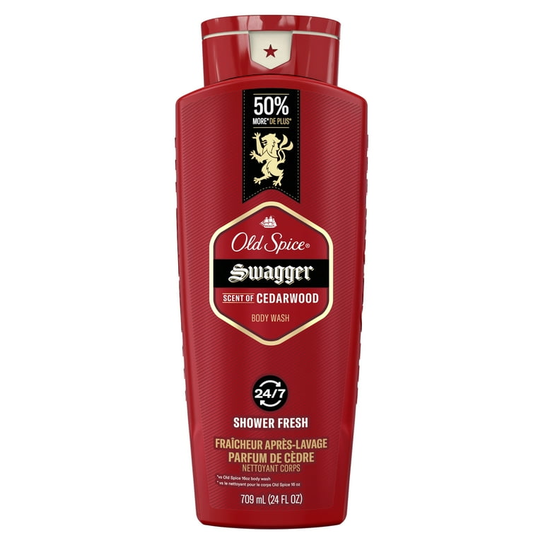 Old Spice Swagger ボディウォッシュ シダーウッド Old Spice Men's Body Wash Swagger Cedarwood Scent 24 fl oz