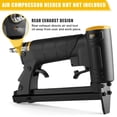 thumbnail image 3 of HBT HB7116P-KT 22 Gauge 3/8-inch Crown Pneumatic Upholstery Stapler, Stapler Kit Accessories Includes 6000 Staples from 1/4 to 5/8-inch, 3 of 7