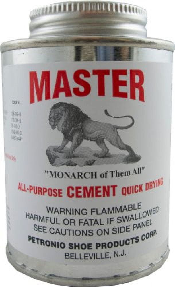 Petronio Shoe Master All Purpose Contact Cement 8 oz Can