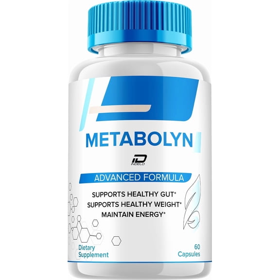 Metabolyn Capsules – Metabolyn Pills Digestive Support, Gut Wellness, 1 Pack, 60 Capsules