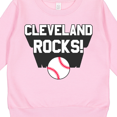 thumbnail image 3 of Inktastic Cleveland Rocks with Baseball Toddler Sweatshirt, 3 of 4