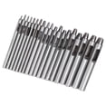 thumbnail image 3 of Hole Punch Tool Set, Widened Chip Flute Design Straight Round Hole Punch Tool, For Industrial Supplies Industrial Parts, 3 of 8