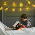 thumbnail image 4 of Yeacher 5ft 10LED Eid Ramadan String Lights Castle Shaped Lantern Lamp Crescent Party LED Fairy, 4 of 7