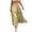 Green, variant on ITSAME Girls Long Skirt, Cotton Breathable Loose Fit Elastic Waist Summer Comfortable Fashion Casual Skirt White 13-14T