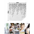 thumbnail image 4 of Eucalyptus Leaves Cloth Napkins Set of 8 Reusable Dinner Napkins, Grey Summer Botanical Weeping Cocktail Napkin Washable Table Napkins for Wedding/Holiday Party/Baby Shower 20"x20", 4 of 7