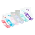 thumbnail image 2 of Baby & Toddler Nike Ankle Socks 6-Pack Color: White Grey Heather Size: 2T-4T, 2 of 4