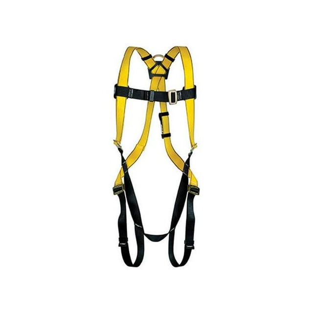 Safety Works 2826535 Workman Qwik-Fit Unisex Polyester Safety Harness, Extra Large - Yellow