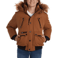 thumbnail image 6 of CANADA WEATHER GEAR Boys' Winter Coat - Heavyweight Bomber Parka Ski Jacket, Oak, Size 8, 6 of 7