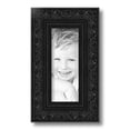 thumbnail image 2 of ArtToFrames 4" x 10" Majestic Black Picture Frame, 4x10 inch Black Wood Poster Frame (WOM-5120), 2 Pack, 2 of 6