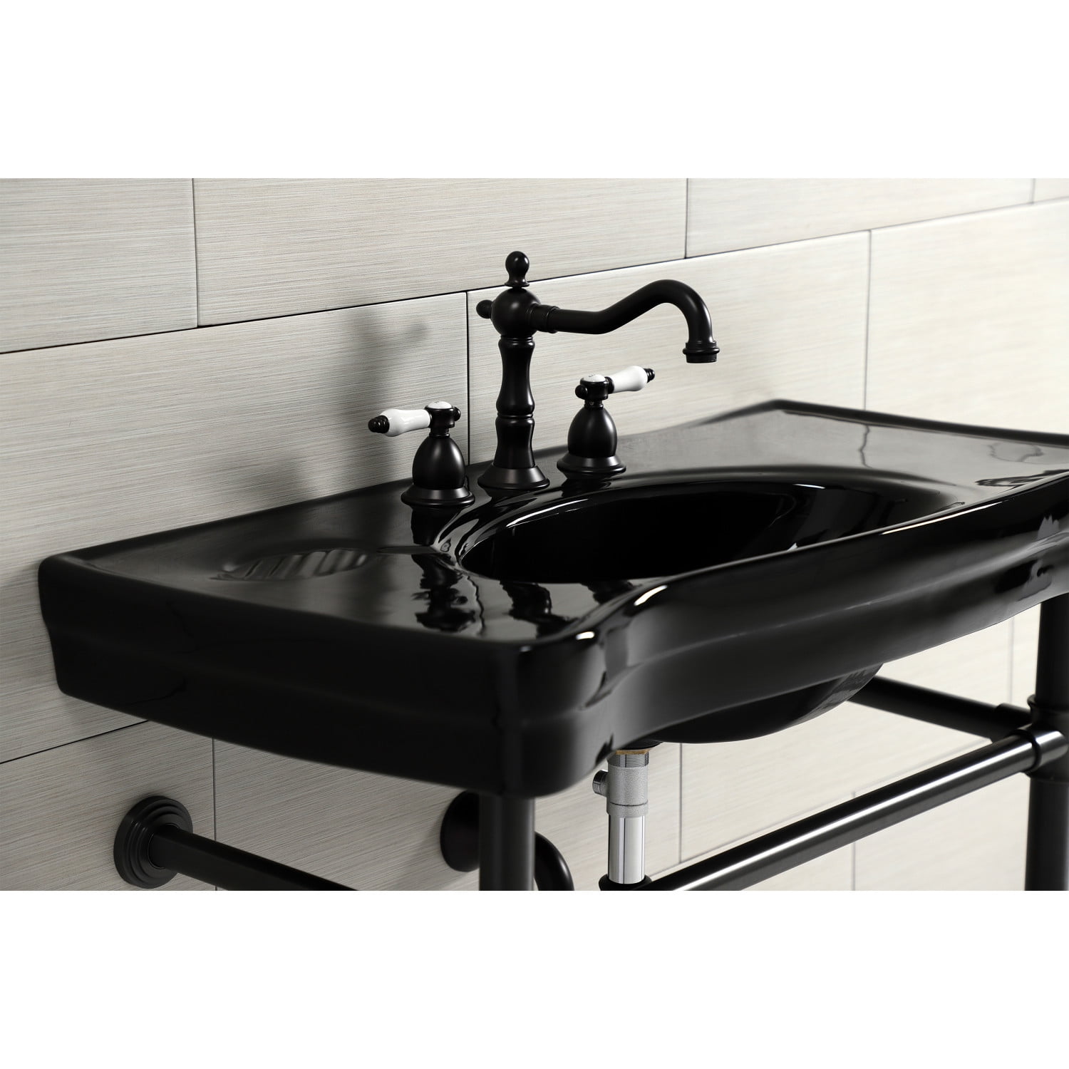 Kingston Brass KS1975BPL 8 in. Widespread Bathroom Faucet, Oil Rubbed Bronze