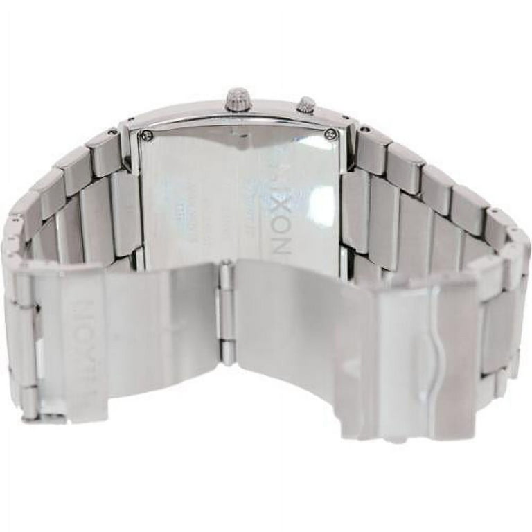 Nixon Men's BANKS A060000 Black Stainless-Steel Quartz Watch