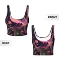thumbnail image 3 of Sikiie Bird 1 Print Strappy Sports Bra for Women Padded Push Up Sports Bra Athletic Running Sports Bra Workout Bra Yoga Bra, 3 of 5