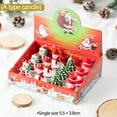 thumbnail image 5 of EUDIDV Xmas Scented Candles 12pcs Christmas Snowman Candles Hotel Shopping Mall Window Scene Layout,Candles For Party Wedding Spa Home Decoration Holiday Candles, 5 of 5