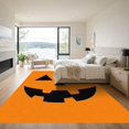 thumbnail image 3 of ODIKA 6'x9' Machine Washable Non-Slip Area Rug, Graphic Orange High Traffic Rug with Pad, Orange, 1049758, 3 of 8
