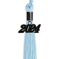 thumbnail image 3 of Endea Graduation Light Blue Graduation Tassel with Black Date Drop, 3 of 10