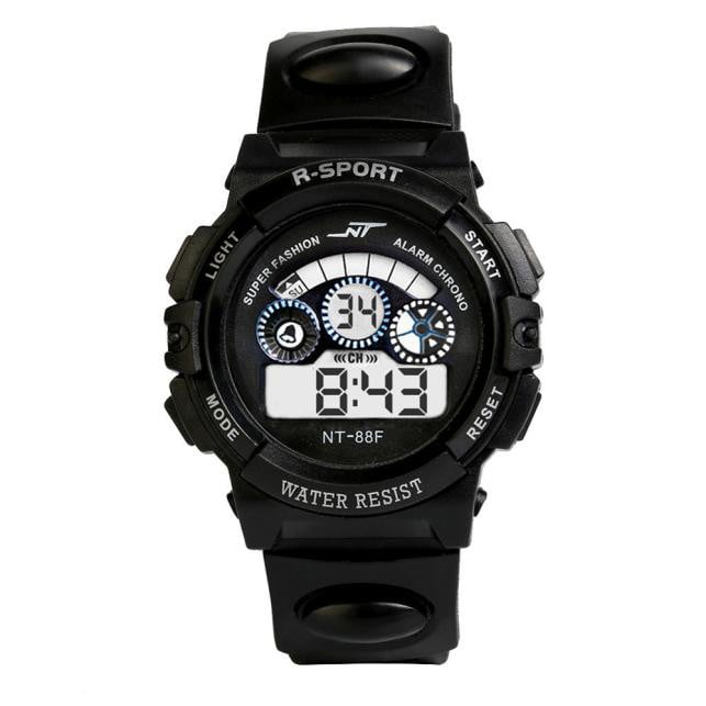 Black colour watch for boys best sale