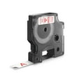 thumbnail image 6 of DYMO Standard D1 Labeling Tape for Label Makers, Red Print on White, 1/2'' W x 23' L, 1 Count, 6 of 6
