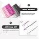 thumbnail image 5 of 96 Uds. Pinzas para el cabello con purpurina en polvo, barniz para hornear, pasadores de estilo metálico para el cabello (dorado, rosa, morado y negro cada hoja), 5 of 6