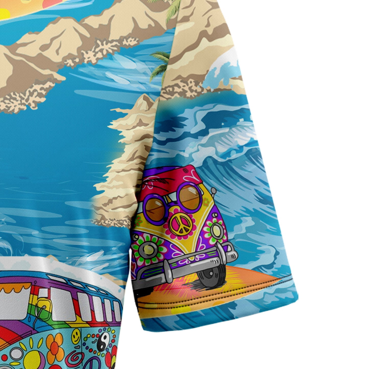 Hippie Bus Aloha Hawaiian Shirt