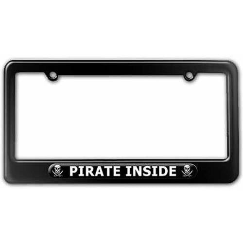Pirate Bad Ass full size aluminum vanity novelty license plate 
