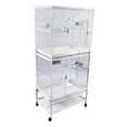 thumbnail image 2 of A and E Cage Co. 32"x21" Double Stack Flight Cage - Black, 2 of 2