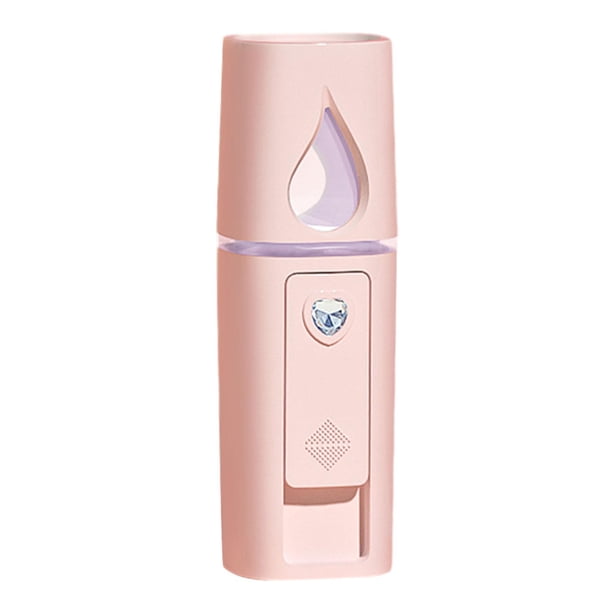 Nano Facial Mister Face Steamer, portátil, duradero, recargable por USB para viajes, cuidado de la piel, extensiones de pestañas, regalos para niñas Rosa Yinane Inhalador de vapor