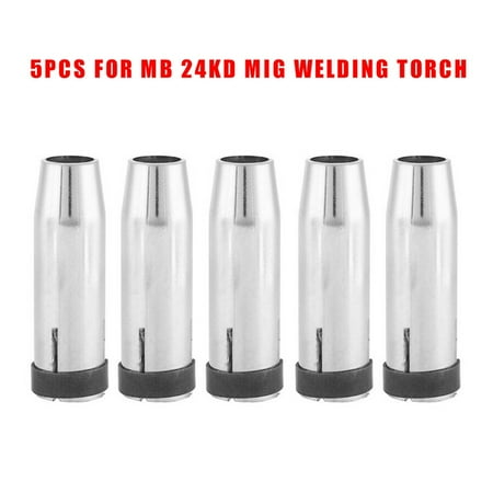 

5Pcs Gas Nozzle Replace Parts For Mb 24Kd Mig Welding Torch Accessory
