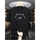 thumbnail image 1 of Men'S Casual Cotton T-Shirt with Cute Bear Face Design - Lightweight, Breathable, and Comfortable for Casual Attire, Running, or Training - Available in Black, 1 of 6