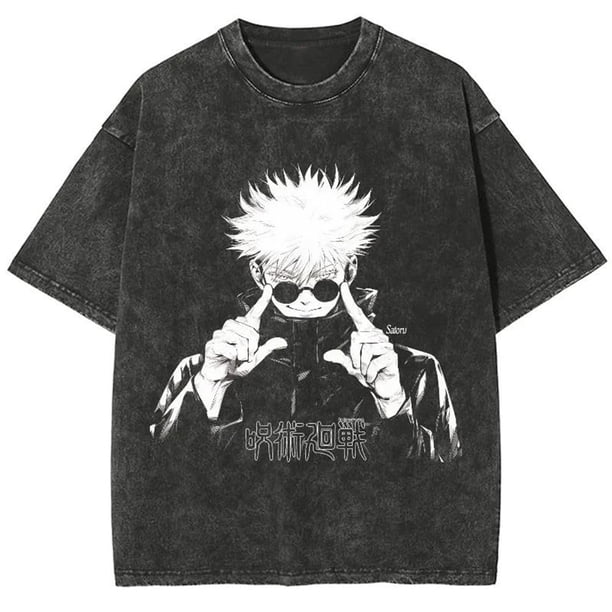 Camiseta YLANONG JJK Anime Ryomen Sukuna/Itadori Yuji/Fushiguro Megumi/Nanami Kento/Chousou/Fushigur