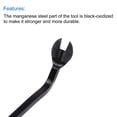 thumbnail image 4 of Unique Bargains 6 Inch Black Oxide Fastener Remover Clip Removal Tool with Red Plastic Handle, 4Pcs, 4 of 6