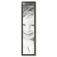 thumbnail image 2 of ArtToFrames 12" x 52" Black Panel With Silver Lip Picture Frame, 12x52 inch Multi Wood Poster Frame (WOM-5093), 2 of 7