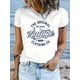 thumbnail image 1 of [1pc Vintage Print T-Shirt] 1pc Vintage Clothing Co. Women'S Casual Round Neck Short Sleeve T-Shirt, Geometric Print, Knit Fabric, Stretch, Regular Fit, Cotton, all Seasons, 1 of 7