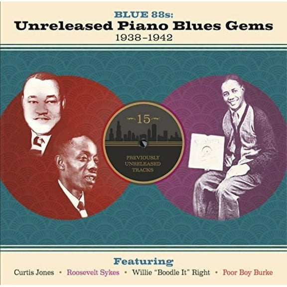 Various Artists - Blue 88s: Unreleased Piano Blues Gems (Various Artists) - Music & Performance - Vinyl