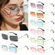 thumbnail image 2 of Moda Popular sin montura pequeño rectángulo gafas de sol mujeres hombres 2020 tonos aleación Metal gafas UV400 gafas Tan Jianjun unisex, 2 of 2