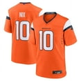 thumbnail image 1 of Men's Denver Nix 10 Orange Player Game Stitched T-shirts Performance Top, XX-Large, 1 of 1