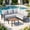 Light Gray, variant on COMLAX FIELD Patio Furniture Set, 6-Piece Outdoor Couch Sectional, L Shaped Patio Corner Sofa, Outdoor Conversation Set