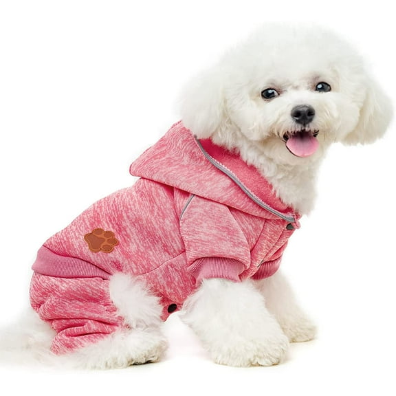 Dog Hoodies Coat,Winter Warm Sweater Windproof Costume,Sweatshirt for Puppy Small Dog Cat