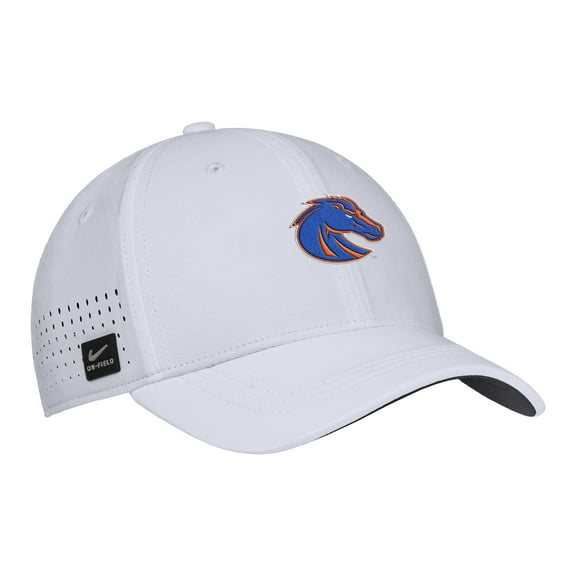Men's Nike White Boise State Broncos 2025-On-Field Performance Flex Hat