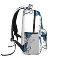 thumbnail image 3 of Fotbe Blue Flying Butterflies Pattern Casual Backpack for School, Travel, and Outdoor Activities - Durable, Lightweight, and Comfortable, 3 of 5