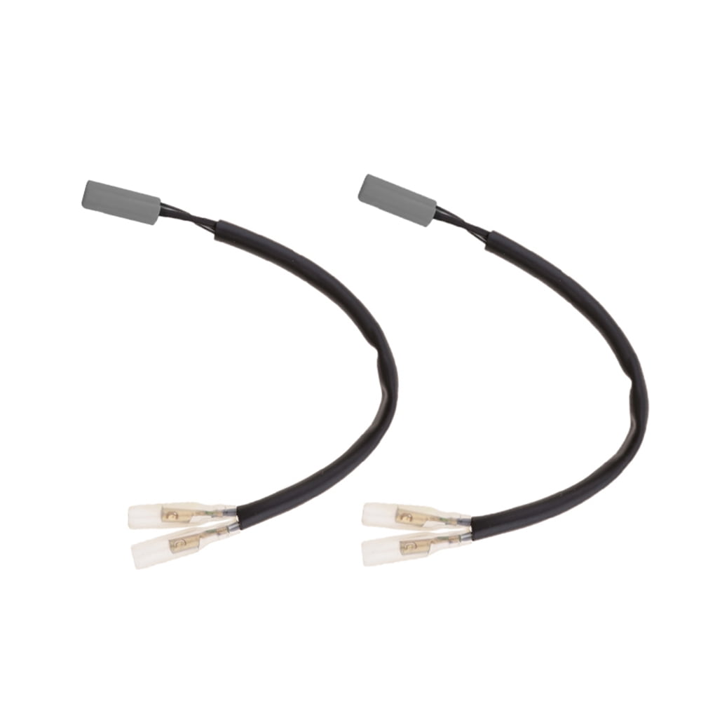 Motorcycle Turn Signal Wire Adapters For Yamaha R3, R6, R1, MT Series, Tracer & More - 2 Pin Plug & Play Connectors